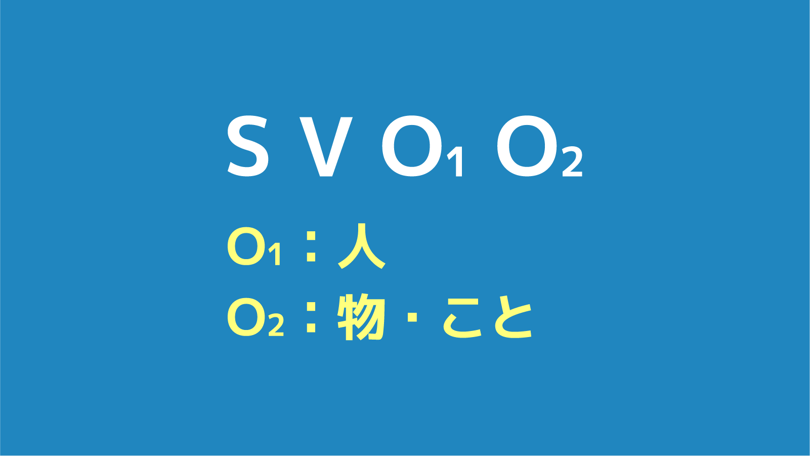 第4文型（SVOO）とは？ 動詞の一覧と例文まとめ - 英語学習ボックス